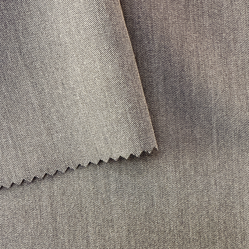 NO 6042 Kaksisävyinen TR jäljitelmä Denim Twill -kangas