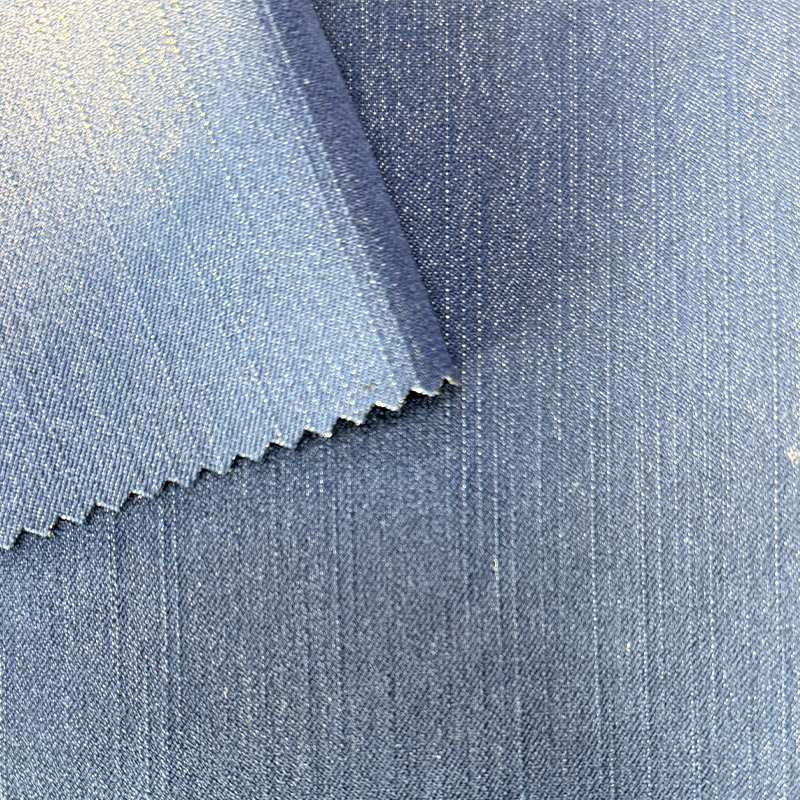 NO 6047 Jäljitelmä Denim Slub Kangas