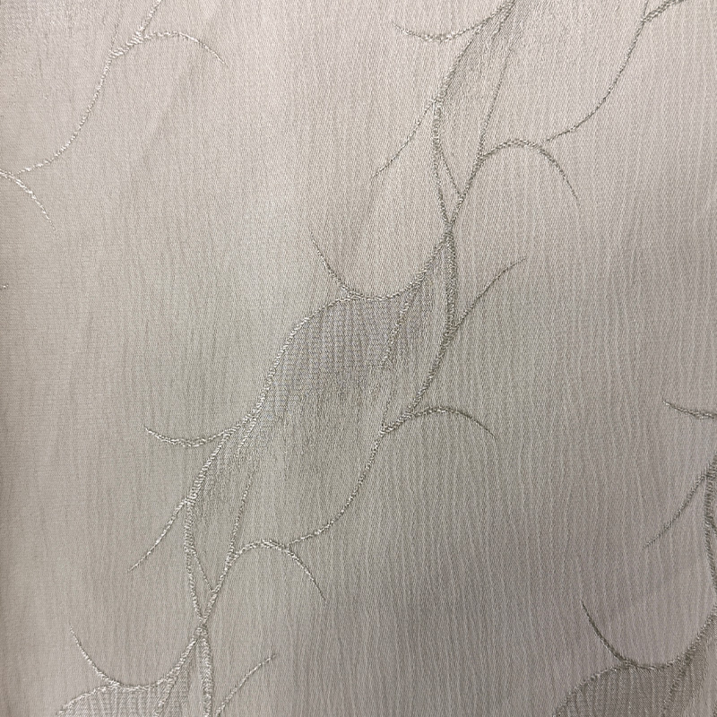 Asetaatin kaltainen jacquard-kangas – viiniköynnöskuvio