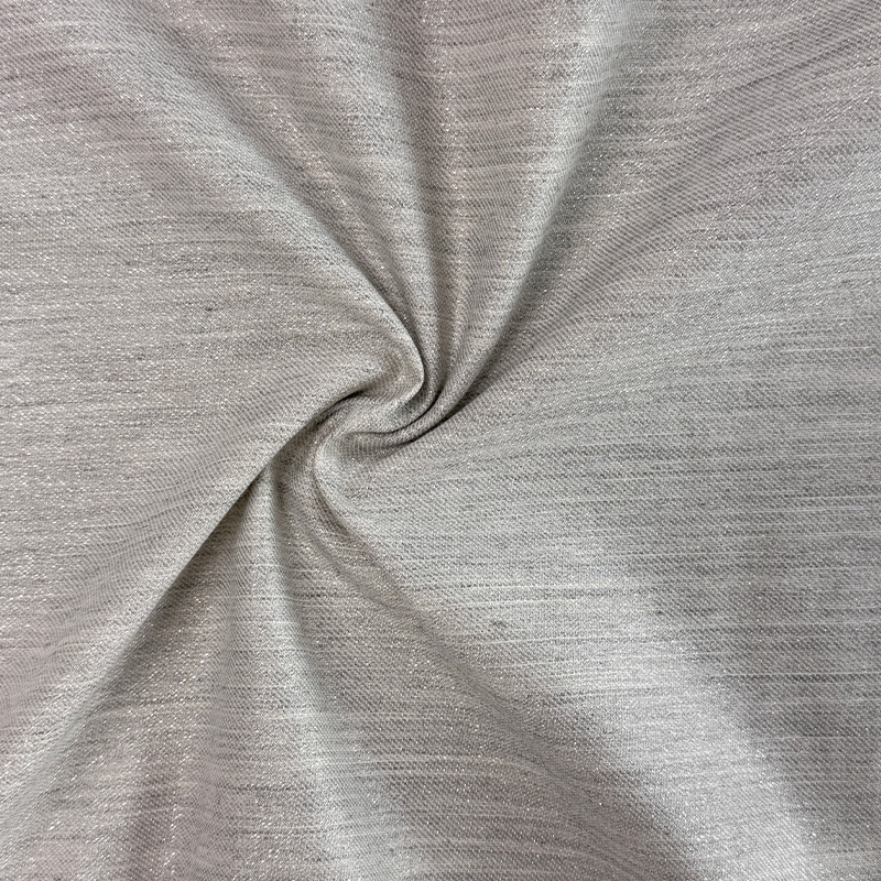 NO 6128 Mulberry silkki ja Lurex puuvilla-pehmeä twill-kangas